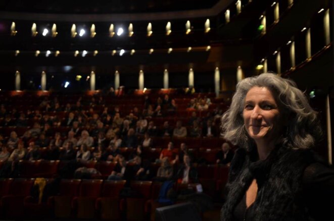 Marie Dorigny, lauréate pour le reportage photo © Michel Puech Marie Dorigny, lauréate pour le reportage photo © Michel Puech